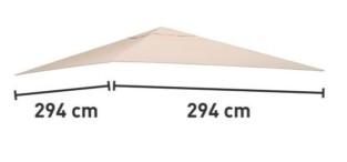 Крыша для садового павильона Antonito 294×294 см